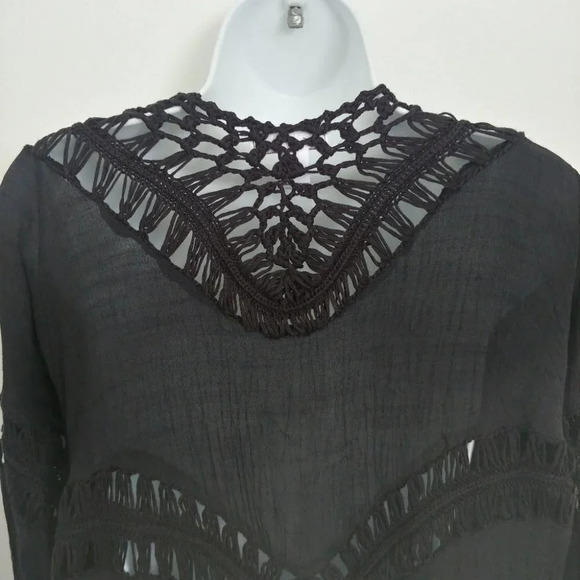 Another Story Bolero with Fringe & Crocheting, S - Picture 8 of 10